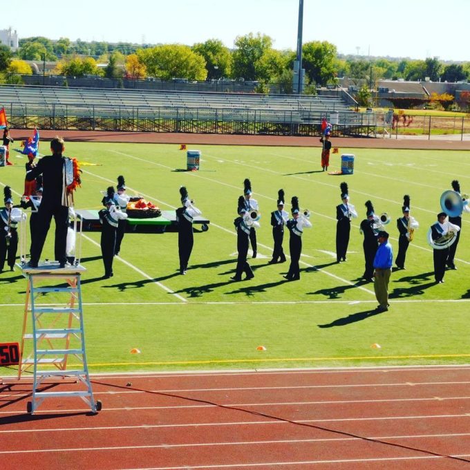 Marching Band on the field